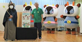 へんしんボックスの話を聞いているところ