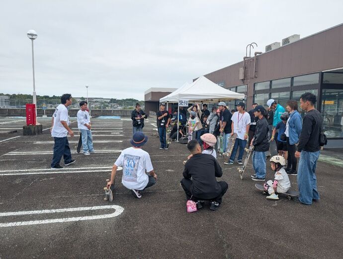 アーバンスポーツ体験会全体の様子