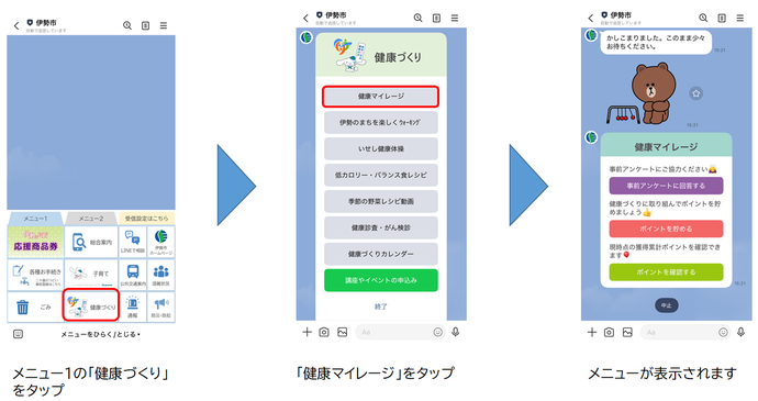 健康マイレージの利用方法
