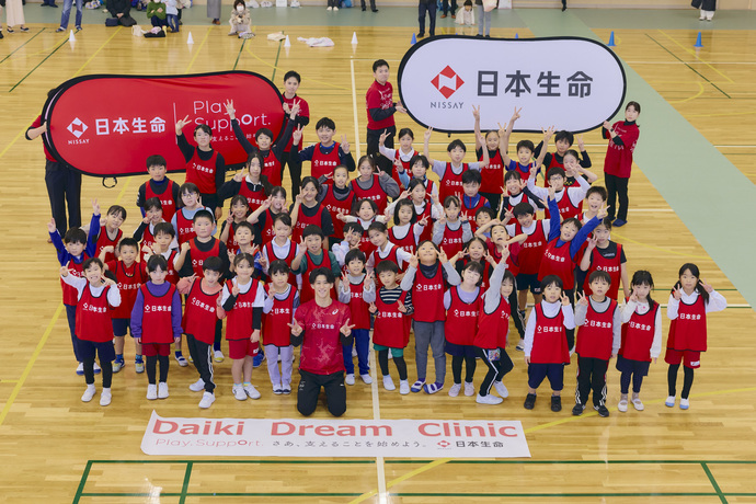 体操教室の集合写真