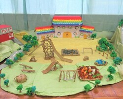 5歳児の共同制作の幼稚園