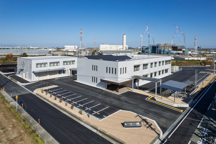 上下水道部庁舎全体図です。