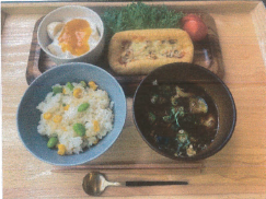 いせっ子大賞小学生の部・多田さんのメニュー完成写真