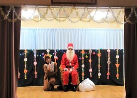 サンタさん登場