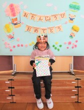 誕生児の記念撮影