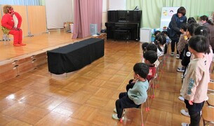 自分の心の中にいる鬼を発表しているところ