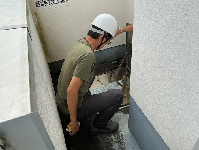 避難器具の使用方法の確認