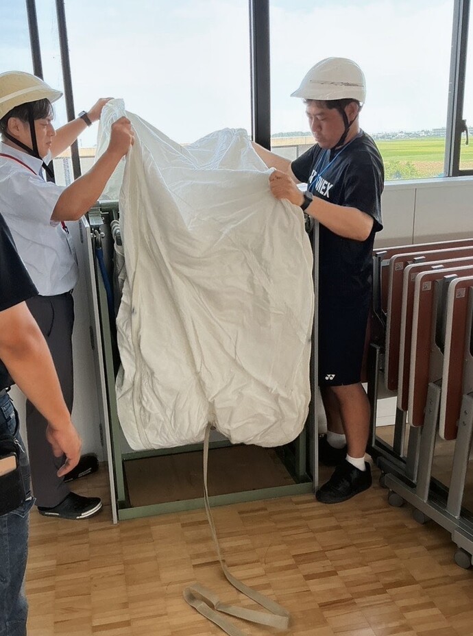 避難器具の使用方法の確認