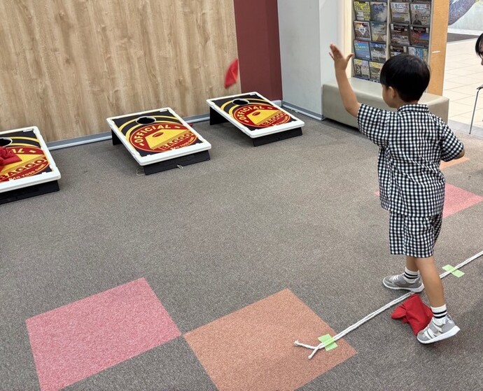バッゴー体験の様子